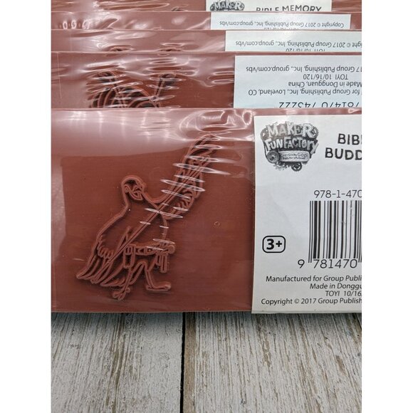 Lot of 8 Maker fun factory Bible memory buddy stampers Set Of 5 Sealed Stamps - Picture 3 of 7